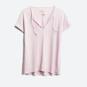 Lavender Linen Top